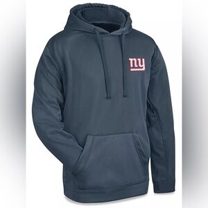 NFL Hoodie New York Giants Pullover Navy Blue Medium